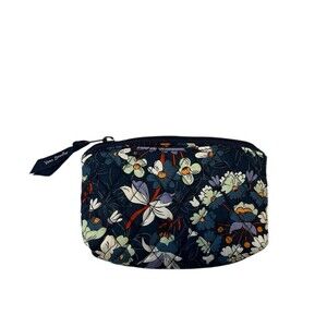 Vera Bradley Compact Travel‎ Cosmetic Floral Bursts Bag Makeup Pouch